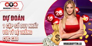 Dự đoán 1 cặp số duy nhất với tỷ lệ thắng cực cao
